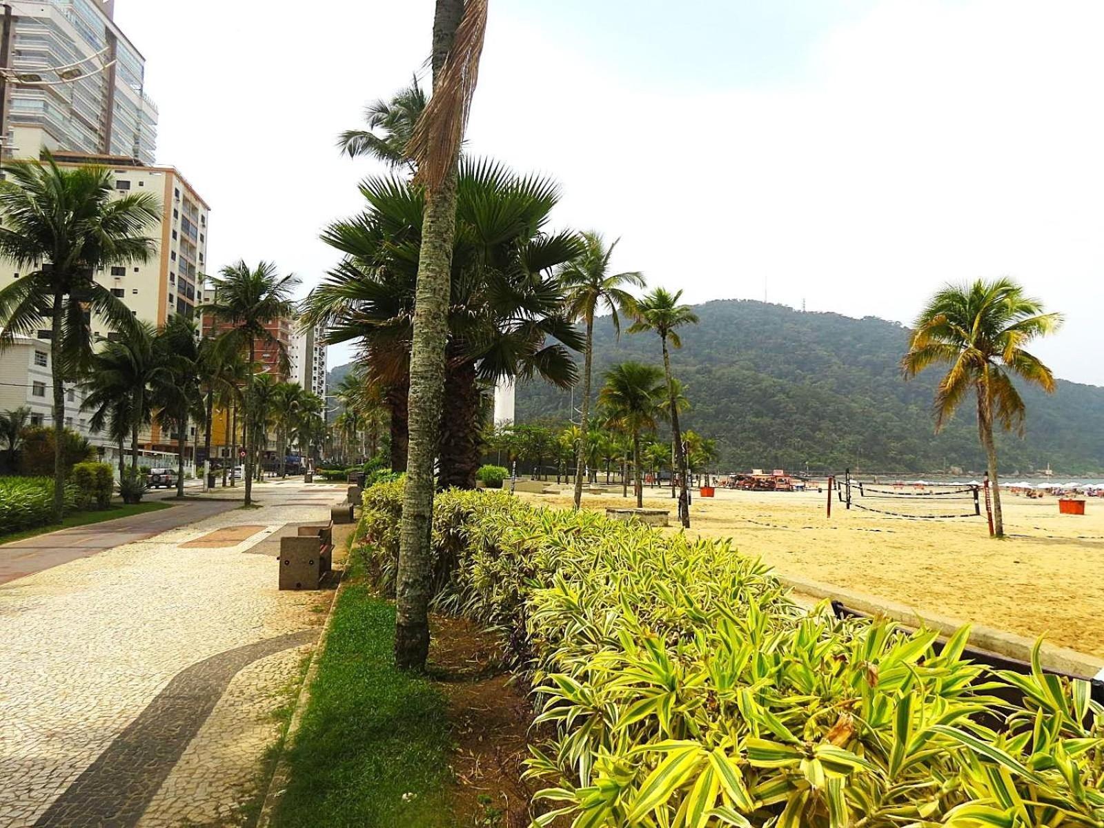 113 Canto Do Forte - 1Dorm - 200 M Da Praia E 20M Dos Bares E Restaurantes - Estacionamento Gratuito E Wi Fi , Tv A Cabo Praia Grande  Bagian luar foto